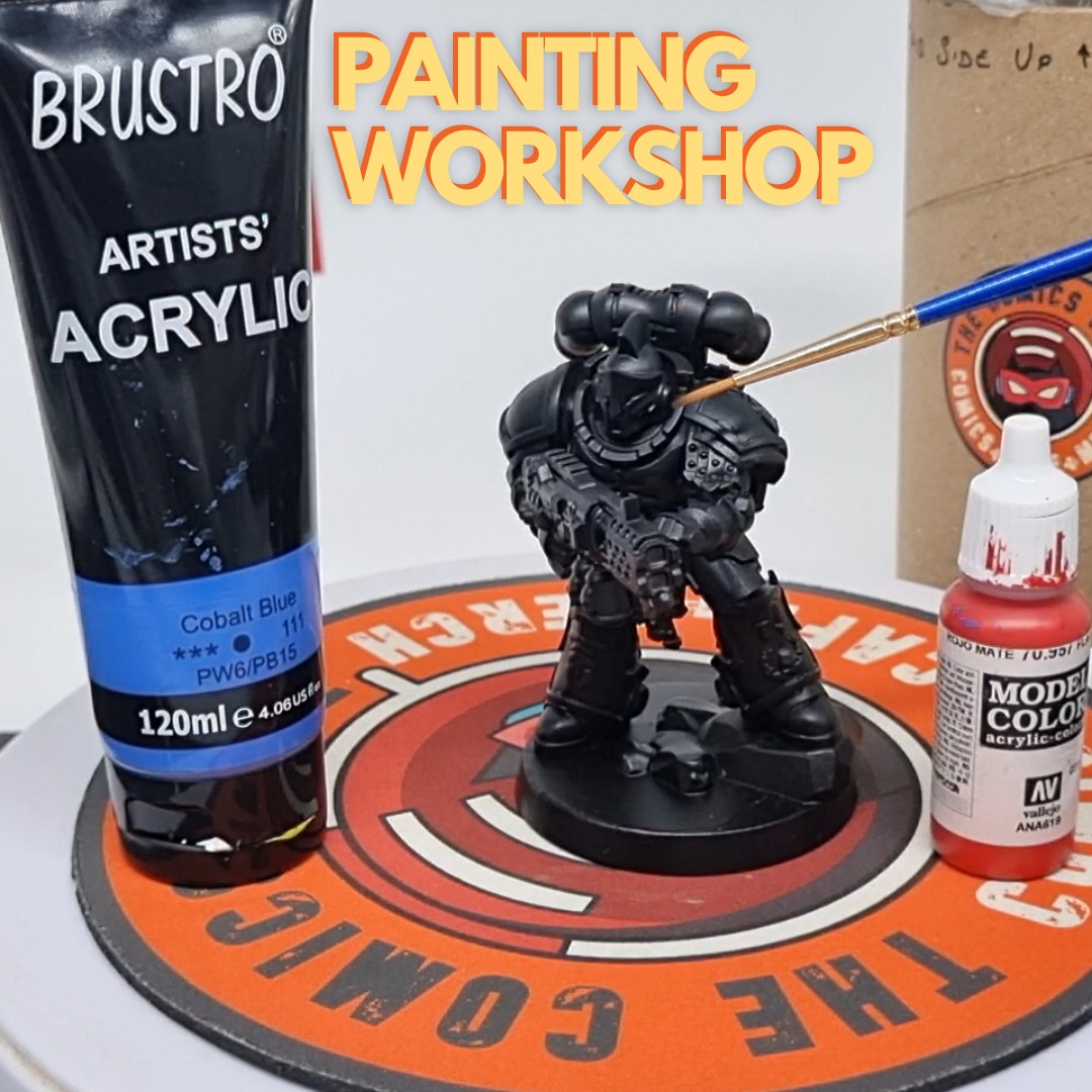 Warhammer Hellblaster 3D Printed Miniature Model Painting Workshop