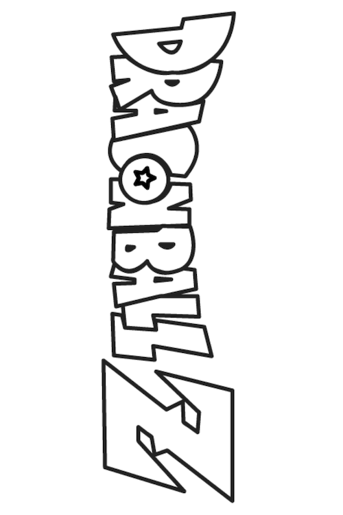 Dragon Ball Z Set of 10 Coloring Sheets