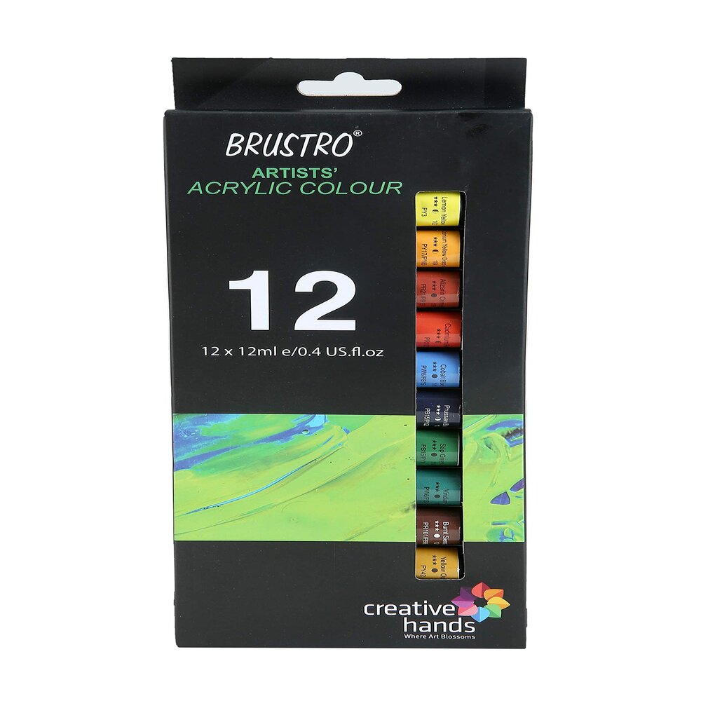 Artists' Acrylic Color Set of 12