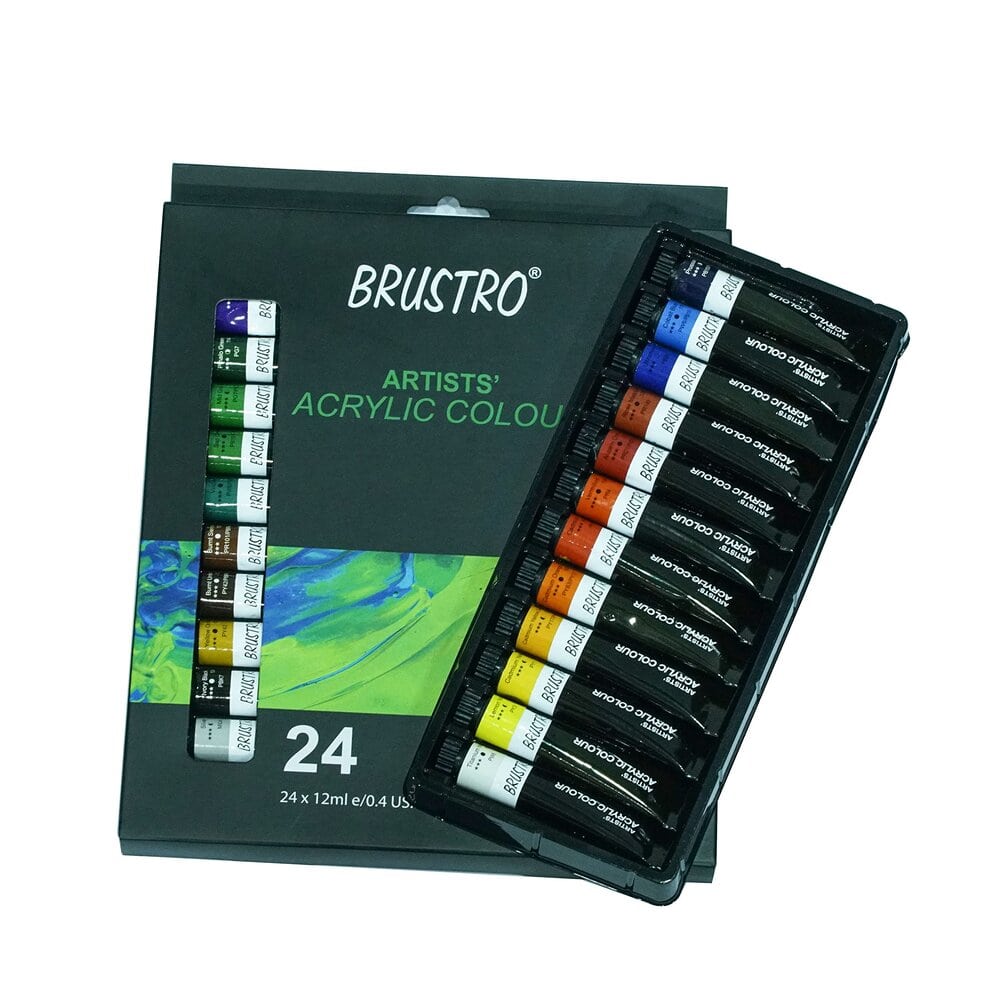 Artists; Acrylic Colour Set of 24 Shades