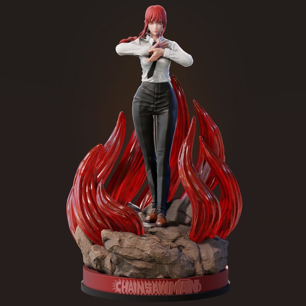 Chainsaw Man Makima 3D Printed Painted Model