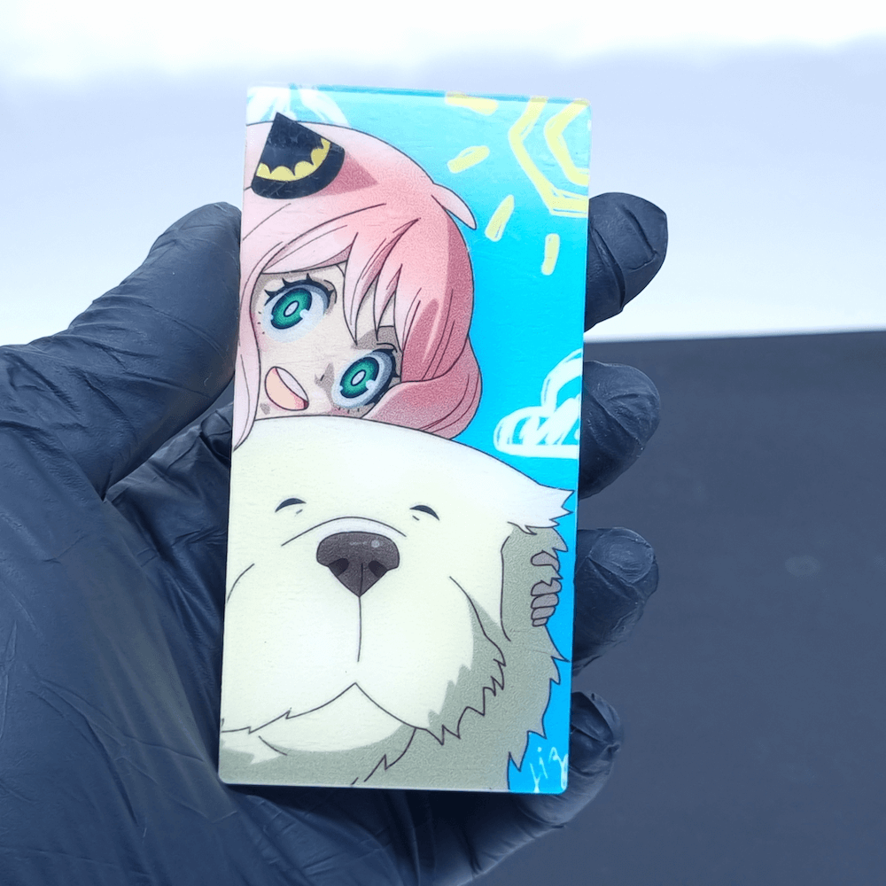 Anya & Her Dog Fridge Magnet Image