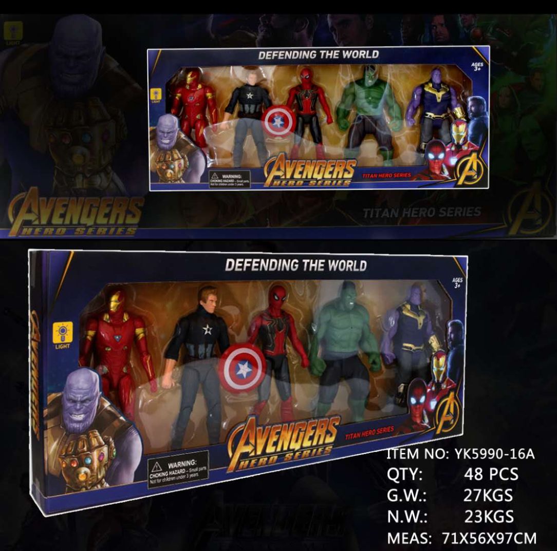 5 in 1 Avengers Figured Set (P)