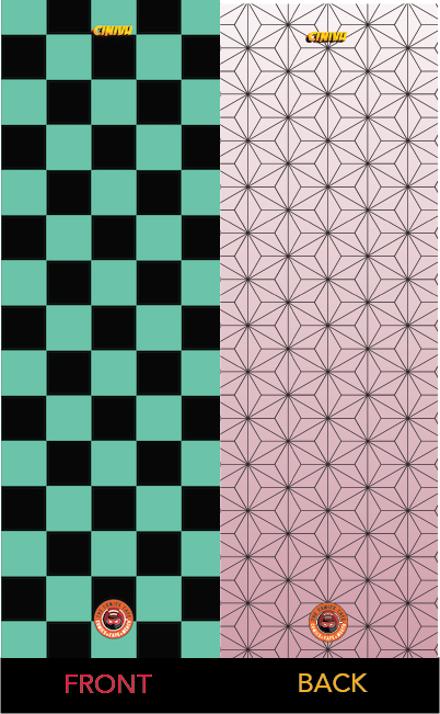 Demon Slayer - Tanjiro and Nezuko Patterns Bookmark