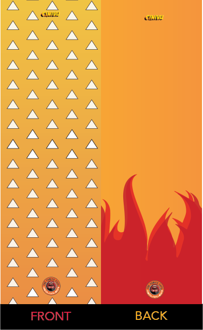 Demon Slayer Zenitsu and Rengoku Pattern Bookmark