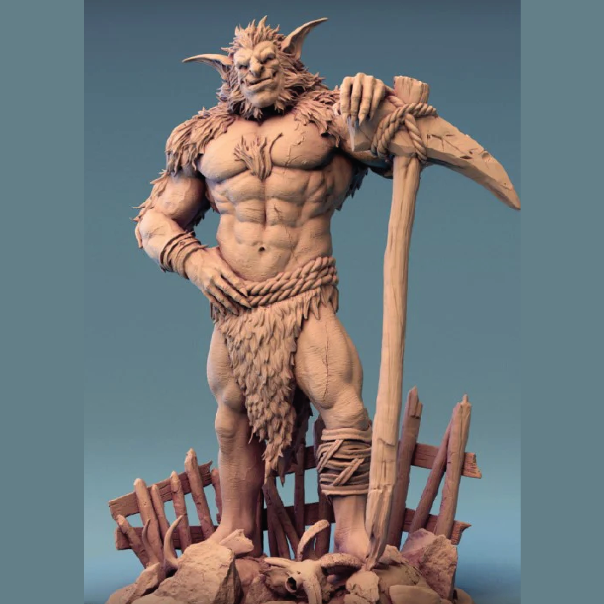 Man Eater 3D Miniature Model