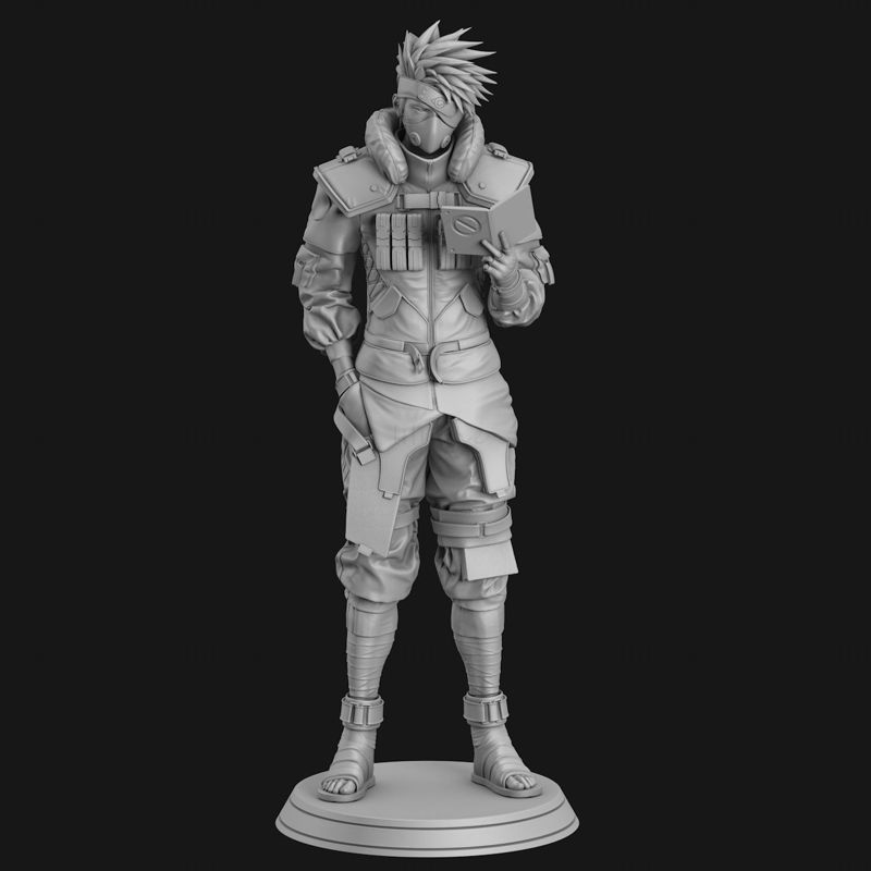 Kakashi 3D Printed Model - Ready To Paint