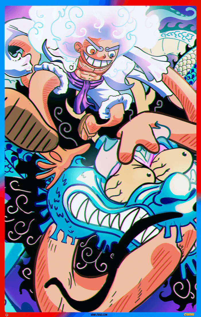 One Piece Luffy Gear 5 Poster Image