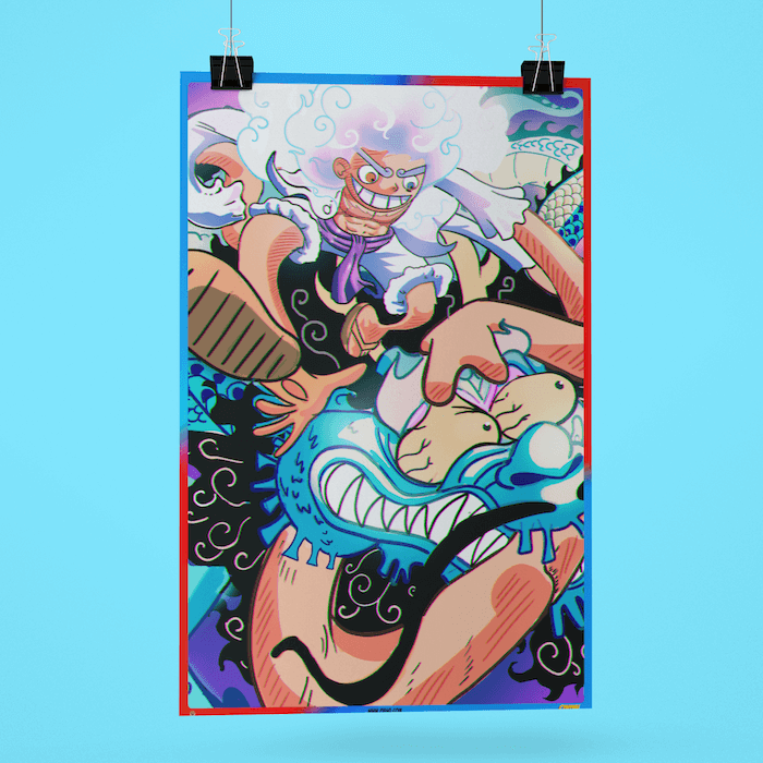 One Piece Luffy Gear 5 Poster Image