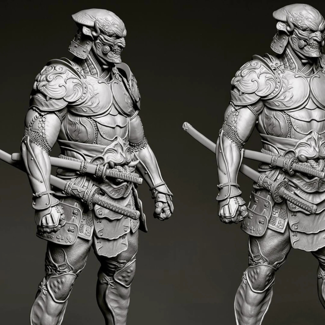 Ronin Samurai 3D Printed Miniature Model