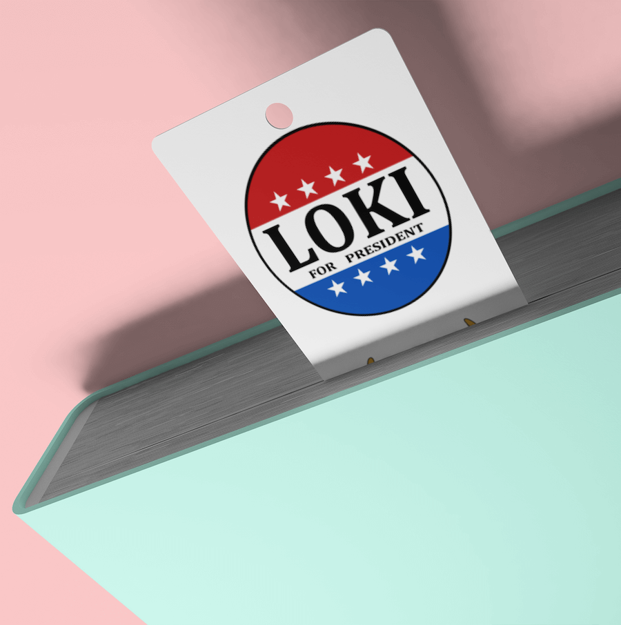 Loki For President Bookmark